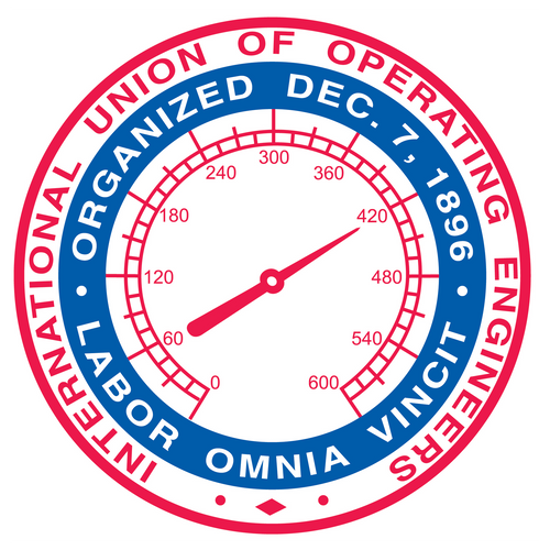 International Union of Operating Engineers Union Labor Sticker