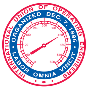 International Union of Operating Engineers Union Labor Sticker