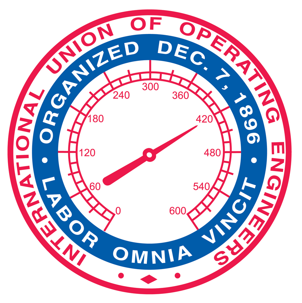 International Union of Operating Engineers Union Labor Sticker